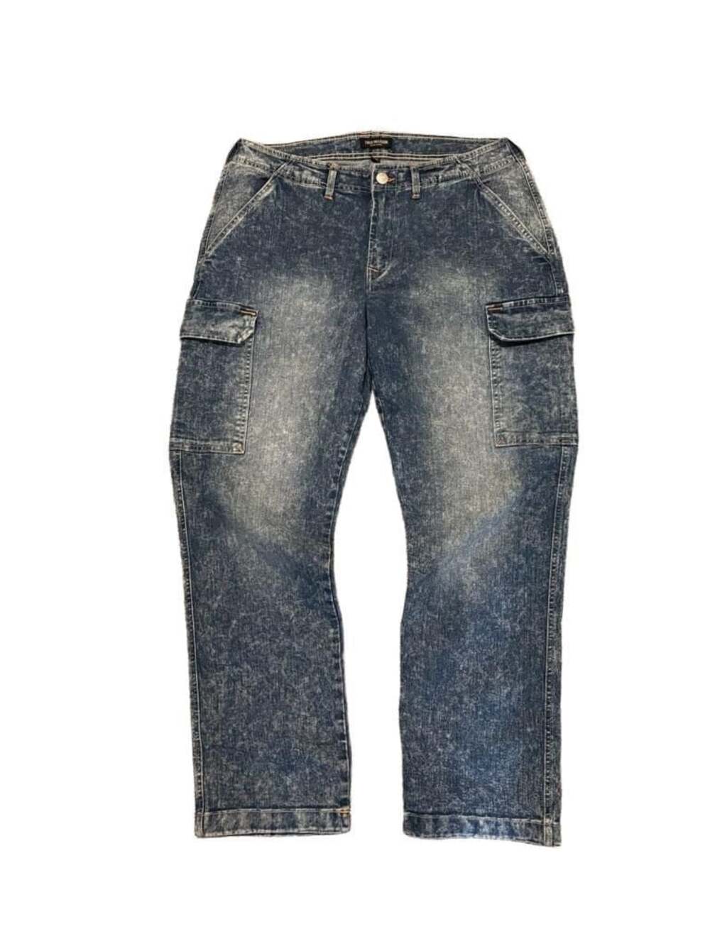 True Religion Light Celestine Wash Denim Cargo Pants